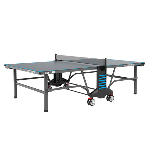 KETTLER Outdoor 10 Table Tennis Table 4-Player Bundle-Foosball Table-Kettler-Game Room Shop