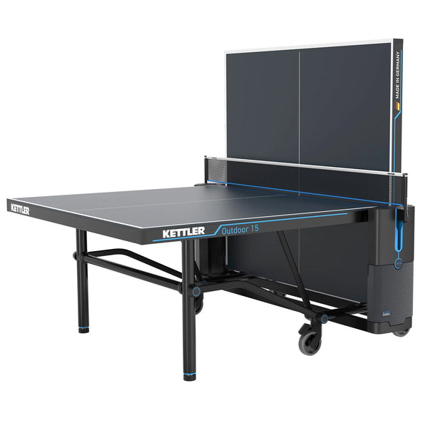 KETTLER Outdoor 15 Table Tennis Table 4-Player Bundle-Table Tennis Table-Kettler-Game Room Shop