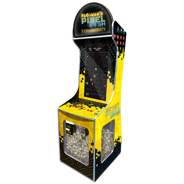 Namco Pac-Man Pixel Bash Charity Edition Arcade Cabinet-Arcade Games-Bandai Namco-Game Room Shop