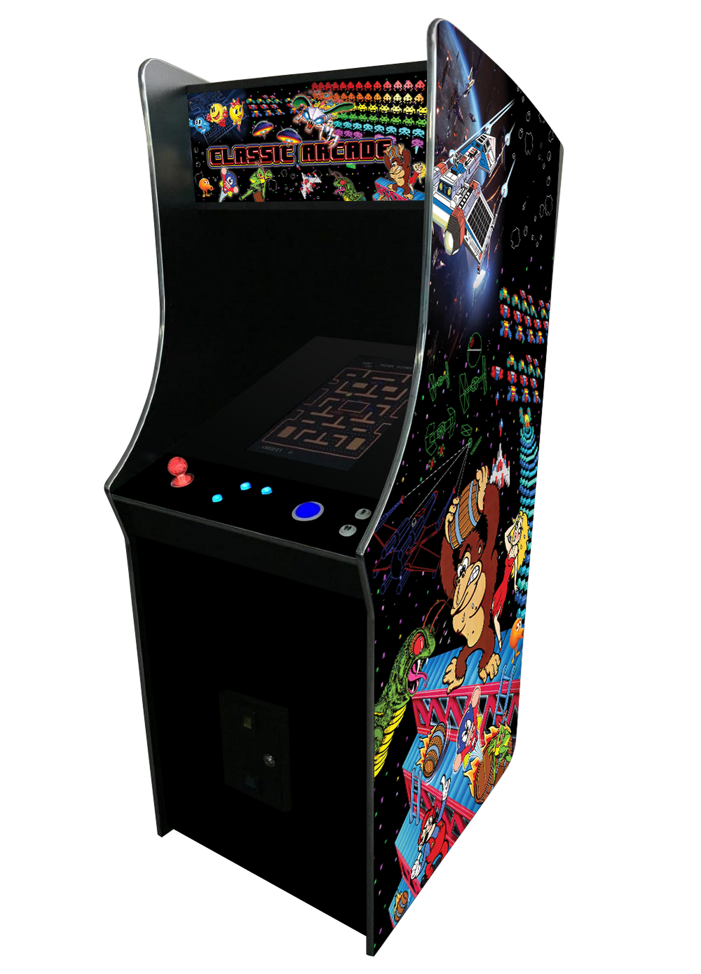 Pac-Man Style Arcade Cabinet Multicade-Arcade Games-VPCabs-Classic Arcade-Game Room Shop