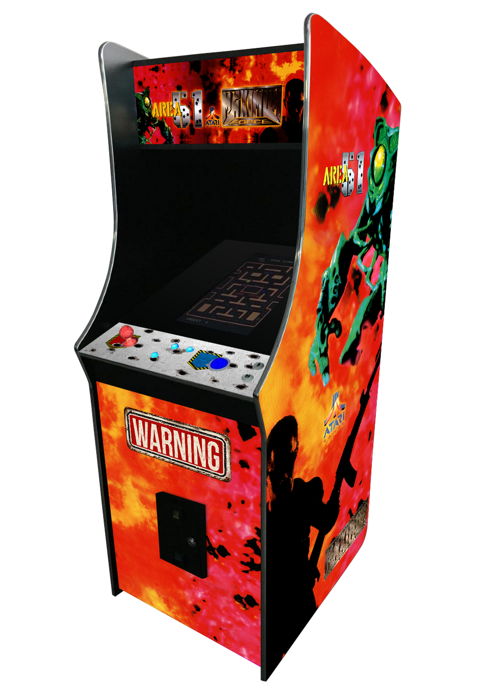 Pac-Man Style Arcade Cabinet Multicade-Arcade Games-VPCabs-Area 51-Game Room Shop