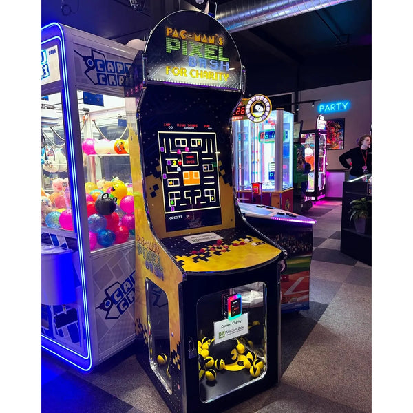 Namco Pac-Man Pixel Bash Charity Edition Arcade Cabinet-Arcade Games-Bandai Namco-Game Room Shop
