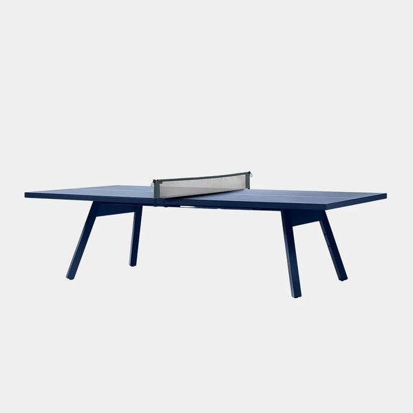 RS Barcelona You and Me Monochrome Ping Pong Table-Table Tennis Table-RS Barcelona-Steel Blue-Standard-Game Room Shop
