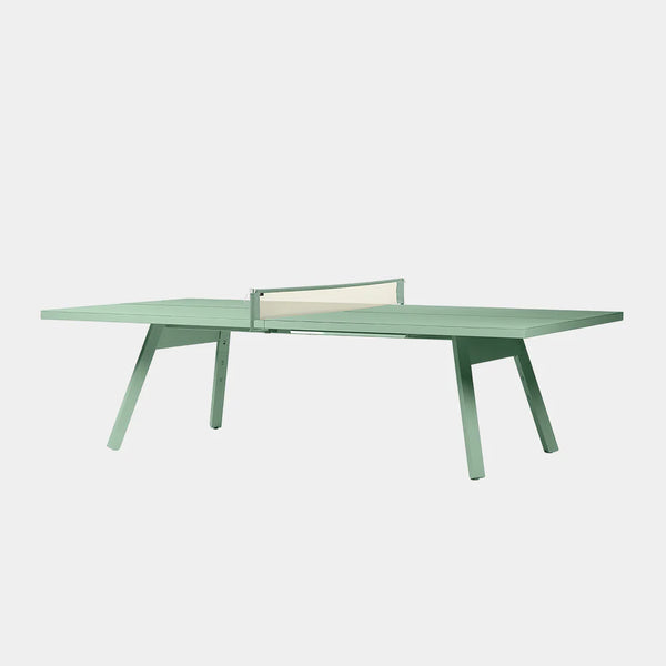 RS Barcelona You and Me Monochrome Ping Pong Table-Table Tennis Table-RS Barcelona-Warm Sage-Standard-Game Room Shop