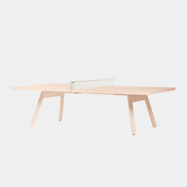 RS Barcelona You and Me Monochrome Ping Pong Table-Table Tennis Table-RS Barcelona-Peach Rose-Standard-Game Room Shop