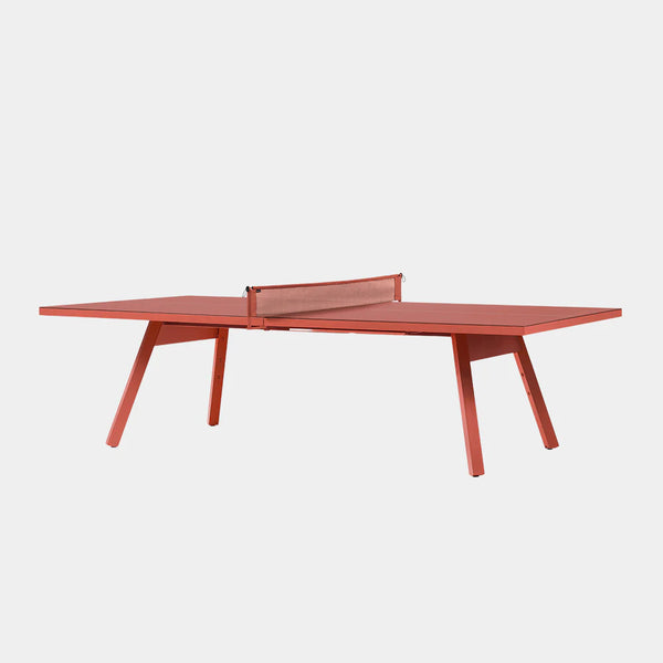 RS Barcelona You and Me Monochrome Ping Pong Table-Table Tennis Table-RS Barcelona-Terracotta-Standard-Game Room Shop