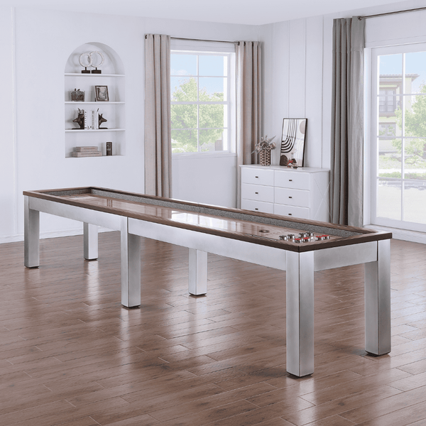 Playcraft Genoa Pro-Style Shuffleboard Table-Shuffleboards-Playcraft-12'-No Thank You-Game Room Shop