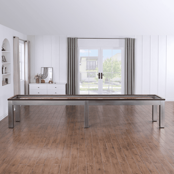 Playcraft Genoa Pro-Style Shuffleboard Table-Shuffleboards-Playcraft-12'-No Thank You-Game Room Shop
