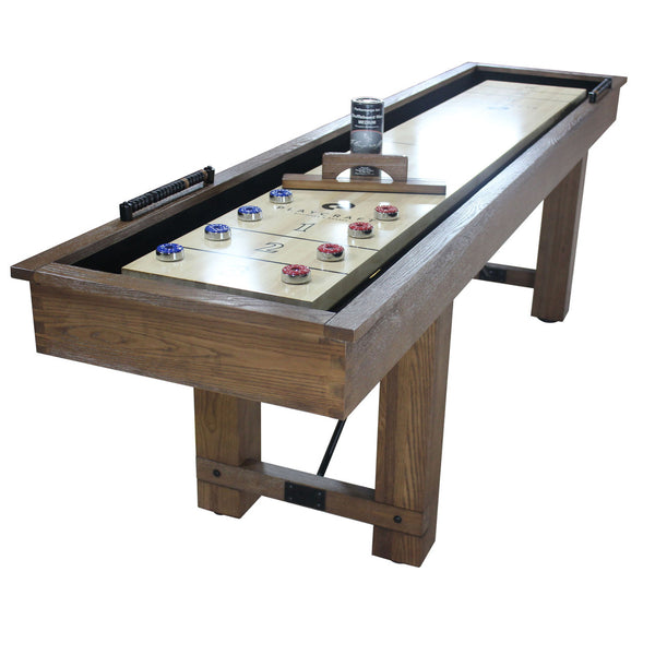 Playcraft Montauk Shuffleboard Table-Shuffleboards-Playcraft-9' Length-Pecan-Game Room Shop