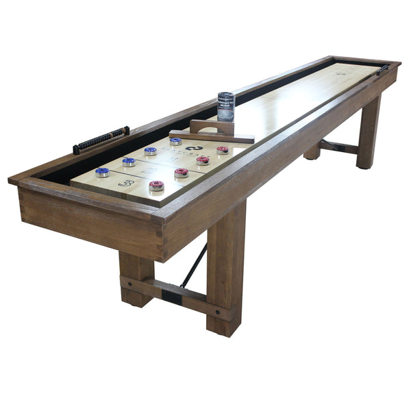 Playcraft Montauk Shuffleboard Table-Shuffleboards-Playcraft-9' Length-Whitewash-Game Room Shop