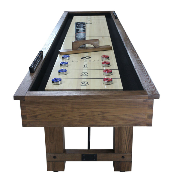 Playcraft Montauk Shuffleboard Table-Shuffleboards-Playcraft-9' Length-Whitewash-Game Room Shop
