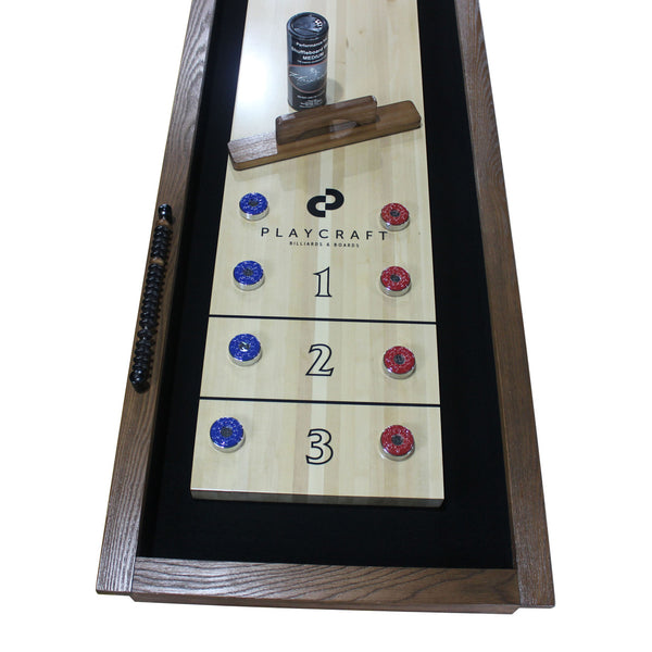 Playcraft Montauk Shuffleboard Table-Shuffleboards-Playcraft-9' Length-Whitewash-Game Room Shop