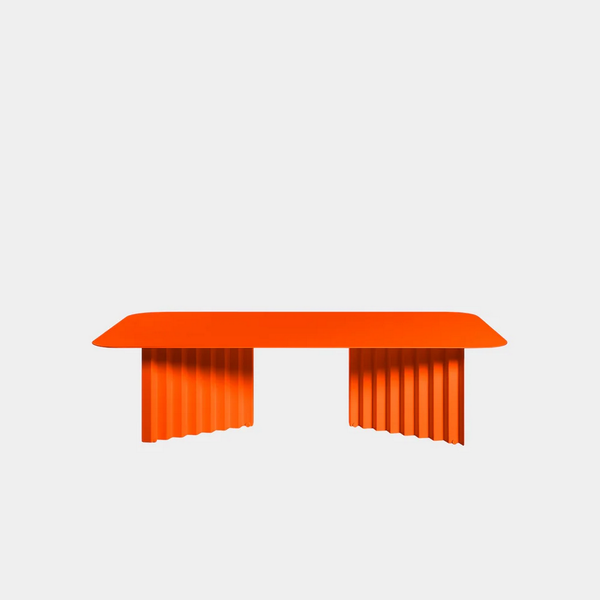 RS Barcelona Plec Table-Furniture-RS Barcelona-LARGE-STEEL-PURE ORANGE-Game Room Shop
