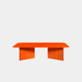 RS Barcelona Plec Table-Furniture-RS Barcelona-LARGE-STEEL-PURE ORANGE-Game Room Shop
