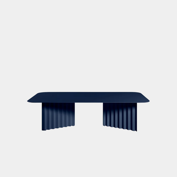 RS Barcelona Plec Table-Furniture-RS Barcelona-LARGE-STEEL-STEEL BLUE-Game Room Shop