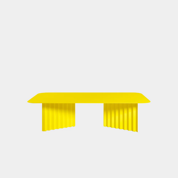 RS Barcelona Plec Table-Furniture-RS Barcelona-LARGE-STEEL-SULFUR YELLOW-Game Room Shop