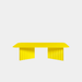 RS Barcelona Plec Table-Furniture-RS Barcelona-LARGE-STEEL-SULFUR YELLOW-Game Room Shop