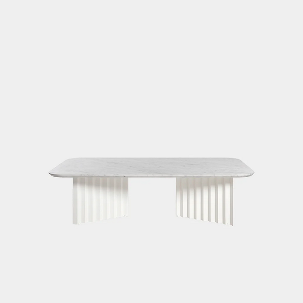 RS Barcelona Plec Table-Furniture-RS Barcelona-LARGE-MARBLE-WHITE-Game Room Shop
