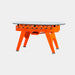 RS Barcelona RS2 Dining Foosball Table-Foosball Table-RS Barcelona-Oval-Iron (Good for Indoor Use)-Pure Orange (MTO)-Game Room Shop