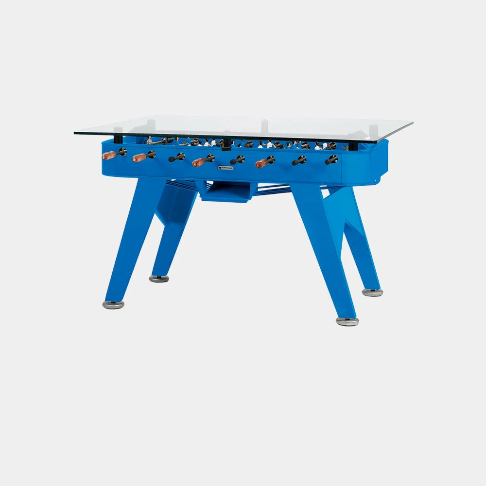 RS Barcelona RS2 Dining Foosball Table-Foosball Table-RS Barcelona-Rectangular-Iron (Good for Indoor Use)-Sky Blue (MTO)-Game Room Shop