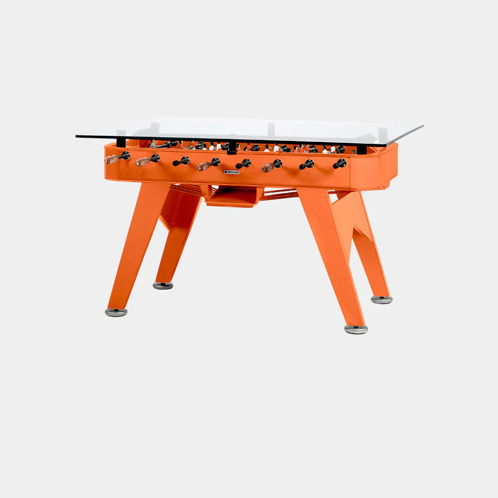 RS Barcelona RS2 Dining Foosball Table-Foosball Table-RS Barcelona-Rectangular-Iron (Good for Indoor Use)-Terracotta (MTO)-Game Room Shop