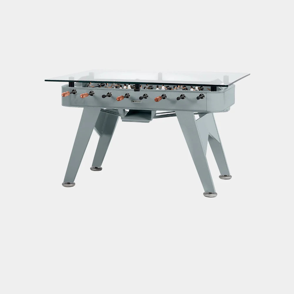 RS Barcelona RS2 Dining Foosball Table-Foosball Table-RS Barcelona-Rectangular-Iron (Good for Indoor Use)-Window Grey (MTO)-Game Room Shop