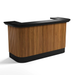 RAM Game Room Prohibition Series 84" Cocktail Bar-Bars & Cabinets-RAM Game Room-Matte Walnut / Black-No-Game Room Shop