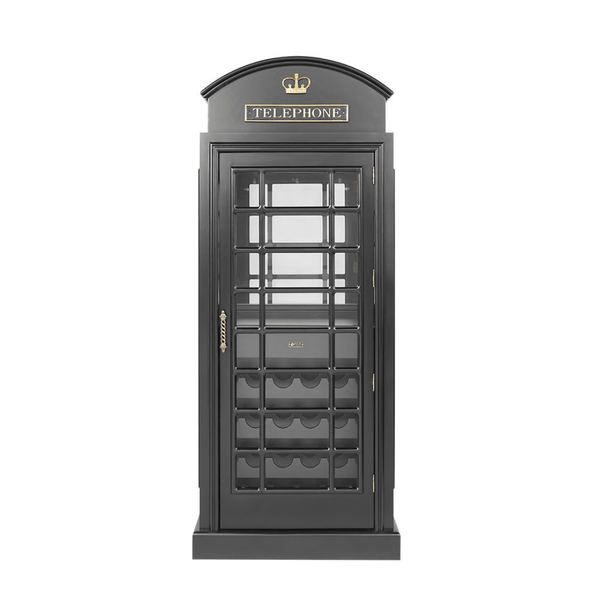 RAM Game Room English Phone Booth Bar Cabinet - Thumbnail 5