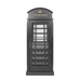 RAM Game Room Old English Telephone Booth Bar Cabinet in Black-Bars & Cabinets-RAM Game Room-Game Room Shop