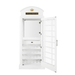 RAM Game Room Old English Telephone Booth Bar Cabinet in White-Bars & Cabinets-RAM Game Room-Game Room Shop