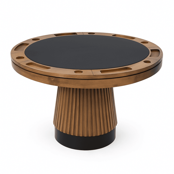 RAM Game Room Prohibition Series 48" 2-in-1 Poker Table-Poker & Game Tables-RAM Game Room-Walnut-Game Room Shop