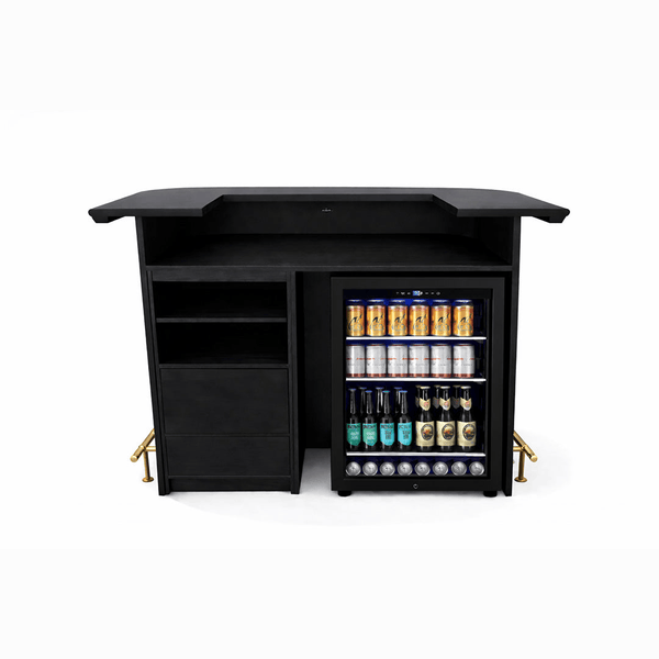 RAM Game Room Prohibition Series 60" Cocktail Bar-Bars & Cabinets-RAM Game Room-Black-No-Game Room Shop