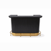 RAM Game Room Prohibition Series 60" Cocktail Bar-Bars & Cabinets-RAM Game Room-Black-Yes (Brass)-Game Room Shop