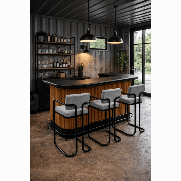 RAM Game Room Prohibition Series 60" Cocktail Bar-Bars & Cabinets-RAM Game Room-Black-No-Game Room Shop
