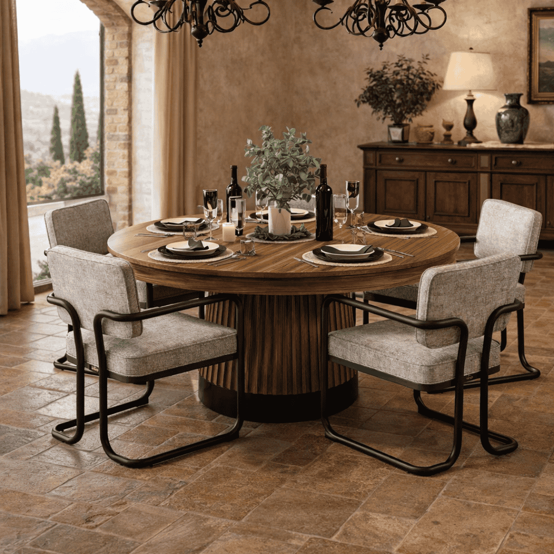 RAM Game Room Prohibition Series 60" Poker Table Dining Top-Dining Top-RAM Game Room-Black-Game Room Shop