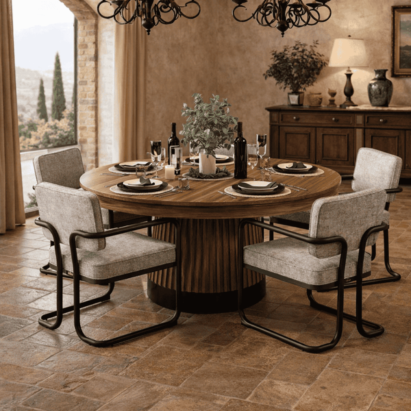 RAM Game Room Prohibition Series 60" Poker Table Dining Top-Dining Top-RAM Game Room-Black-Game Room Shop