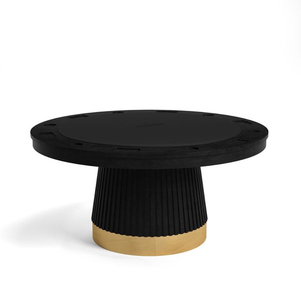 RAM Game Room Prohibition Series 60" Poker Table-Poker & Game Tables-Game Room Shop-Black-No-Game Room Shop