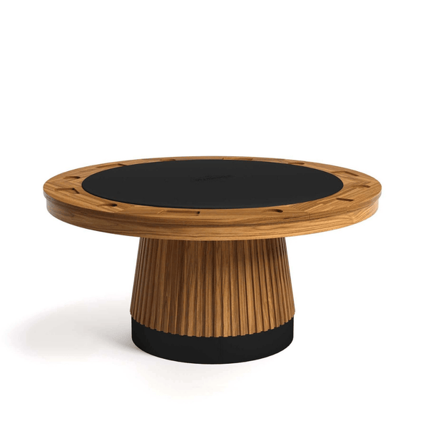 RAM Game Room Prohibition Series 60" Poker Table-Poker & Game Tables-Game Room Shop-Walnut-No-Game Room Shop