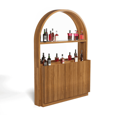 RAM Game Room Prohibition Series Back Bar-Bars & Cabinets-RAM Game Room-Walnut-Game Room Shop