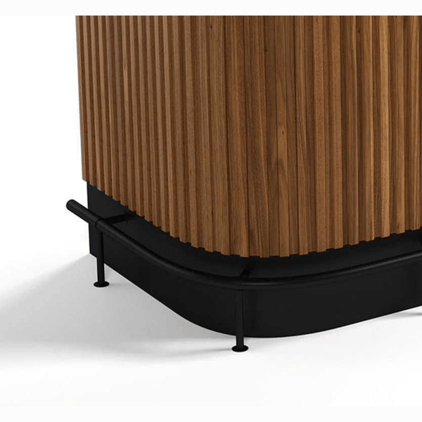 RAM Game Room Prohibition Series 84" Bar Foot Rail-Poker & Game Tables-RAM Game Room-Black-Game Room Shop
