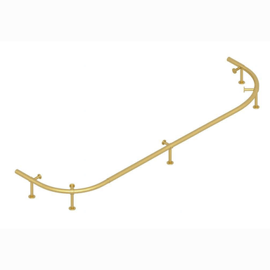 RAM Game Room Prohibition Series 84" Bar Foot Rail-Poker & Game Tables-RAM Game Room-Brass-Game Room Shop