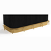 RAM Game Room Prohibition Series 84" Bar Foot Rail-Poker & Game Tables-RAM Game Room-Black-Game Room Shop