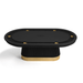 RAM Game Room Prohibition Series Texas Hold'Em Table-Poker & Game Tables-Game Room Shop-Black-No-Game Room Shop