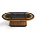 RAM Game Room Prohibition Series Texas Hold'Em Table-Poker & Game Tables-Game Room Shop-Walnut-No-Game Room Shop