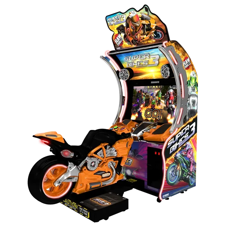 Raw Thrills Super Bikes 3-Arcade Games-Raw Thrills-Orange-Game Room Shop