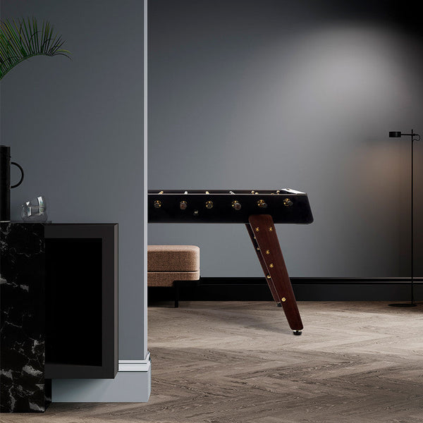 RS Barcelona RS3 Wood Gold Foosball Table-Foosball Table-RS Barcelona-Game Room Shop