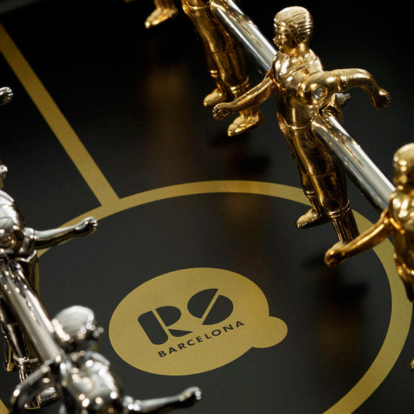 RS Barcelona RS3 Wood Gold Foosball Table-Foosball Table-RS Barcelona-Game Room Shop