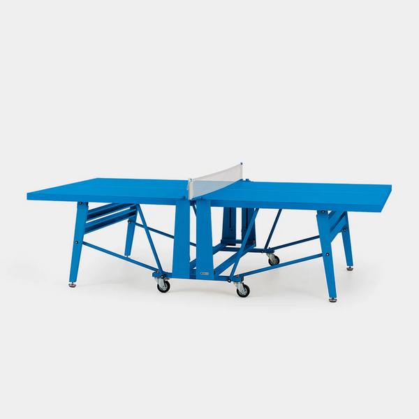 RS Barcelona Folding Monochrome Ping Pong Table-Table Tennis Table-RS Barcelona-Sky Blue-Game Room Shop