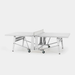 RS Barcelona Folding Monochrome Ping Pong Table-Table Tennis Table-RS Barcelona-White-Game Room Shop