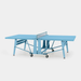 RS Barcelona Folding Monochrome Ping Pong Table-Table Tennis Table-RS Barcelona-Cool Blue-Game Room Shop